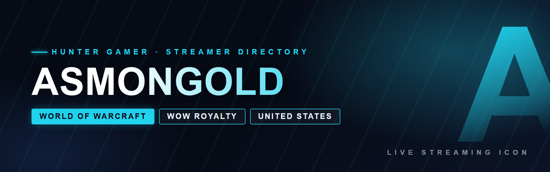 Asmongold - World of Warcraft creator from United States