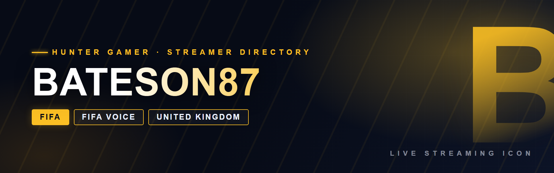 Bateson87 - FIFA creator from United Kingdom