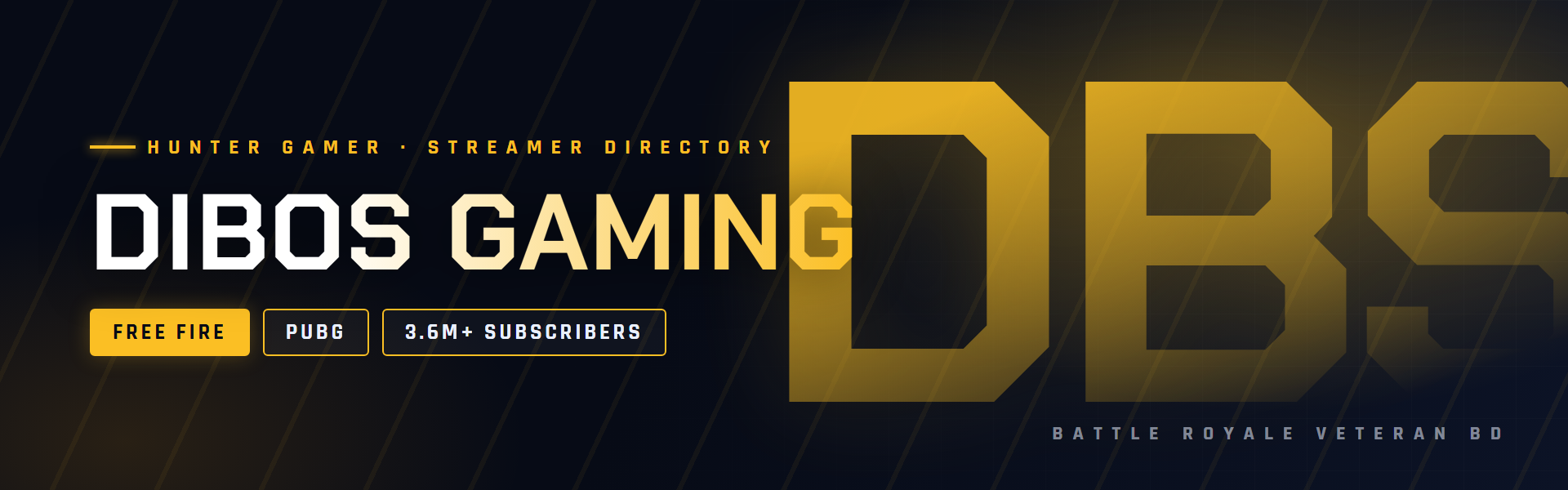 Dibos Gaming 14 Dibos Gaming - Free Fire and PUBG channel from Bangladesh