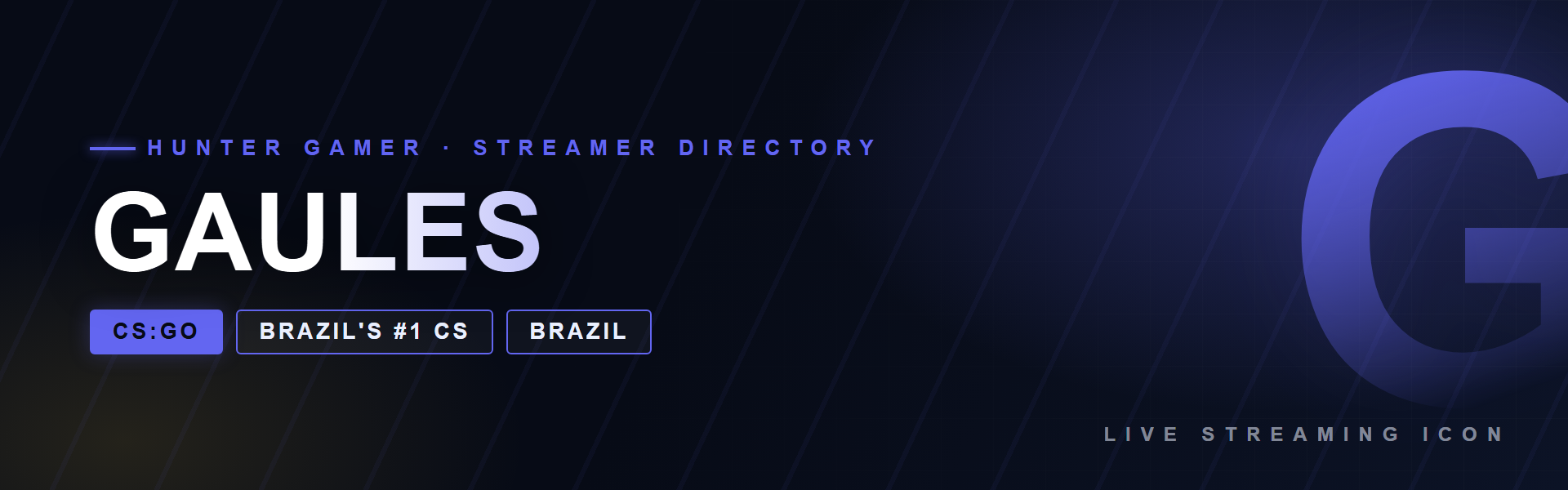 Gaules - CS:GO creator from Brazil