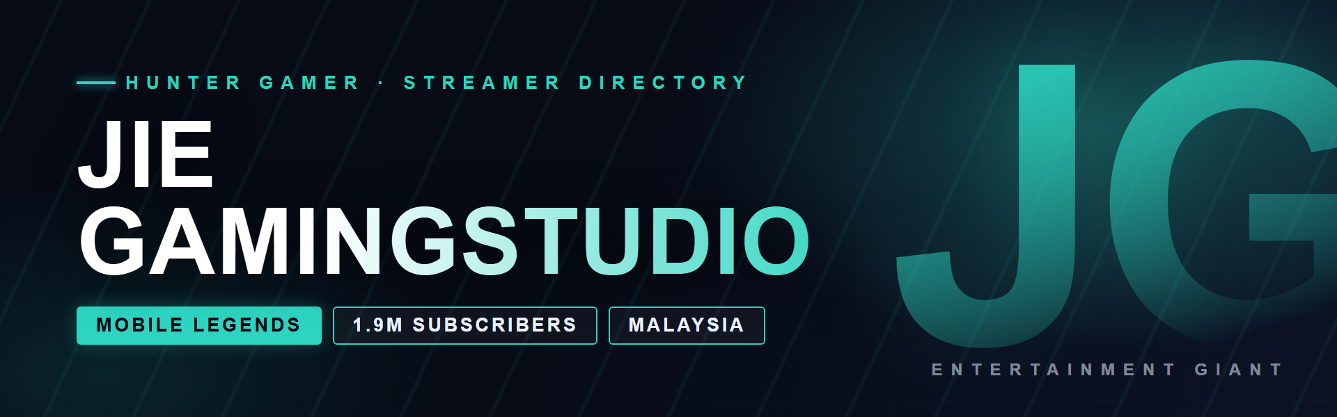 Jie GamingStudio - Mobile Legends creator from Malaysia