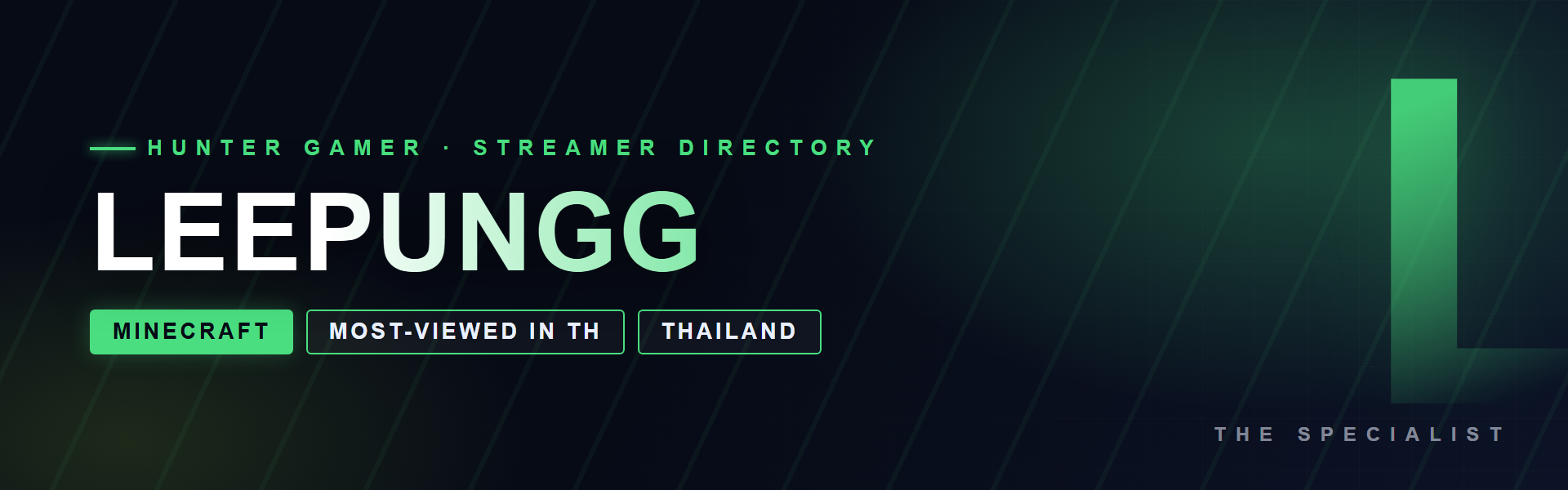LeePungg - Minecraft creator from Thailand