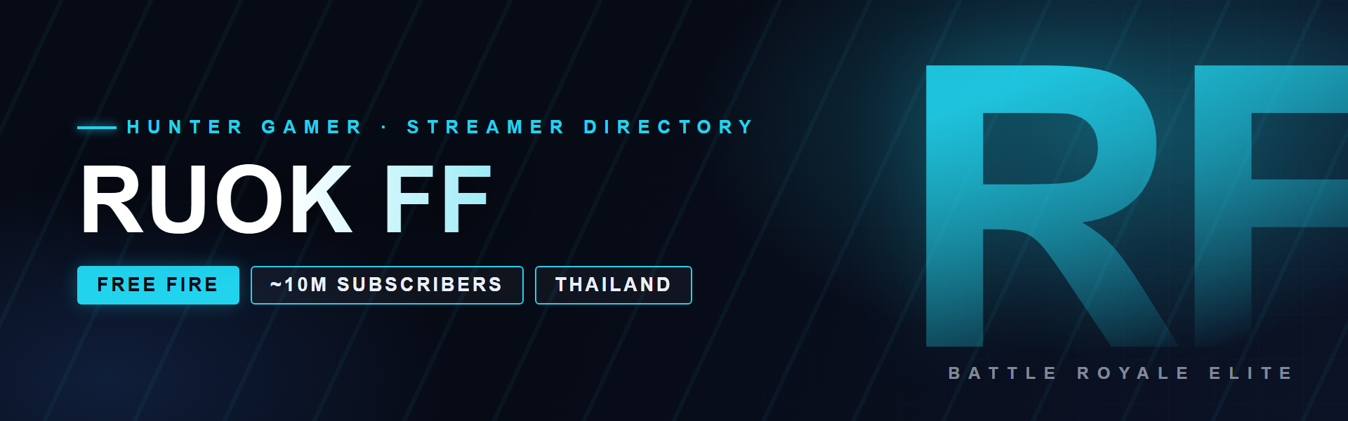 RUOK FF 14 RUOK FF - Free Fire creator from Thailand