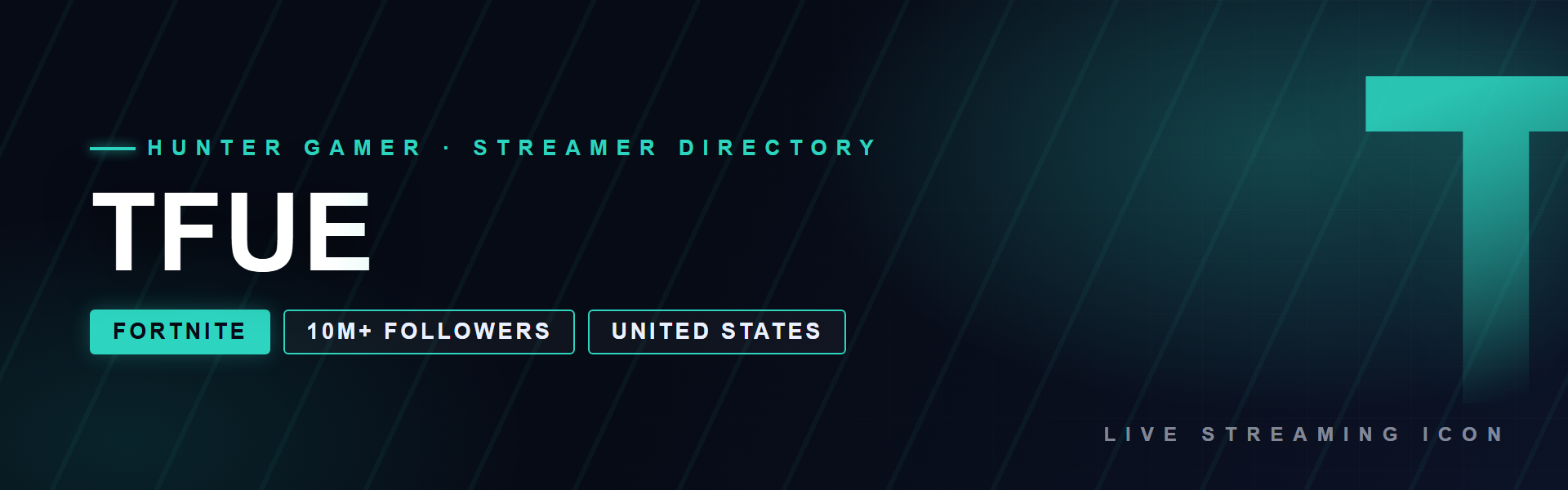 Tfue - Fortnite creator from United States