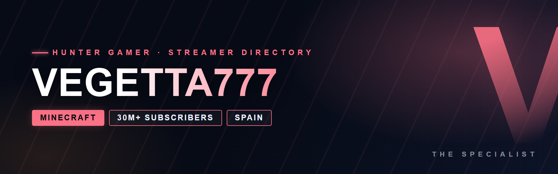 Vegetta777 - Minecraft creator from Spain