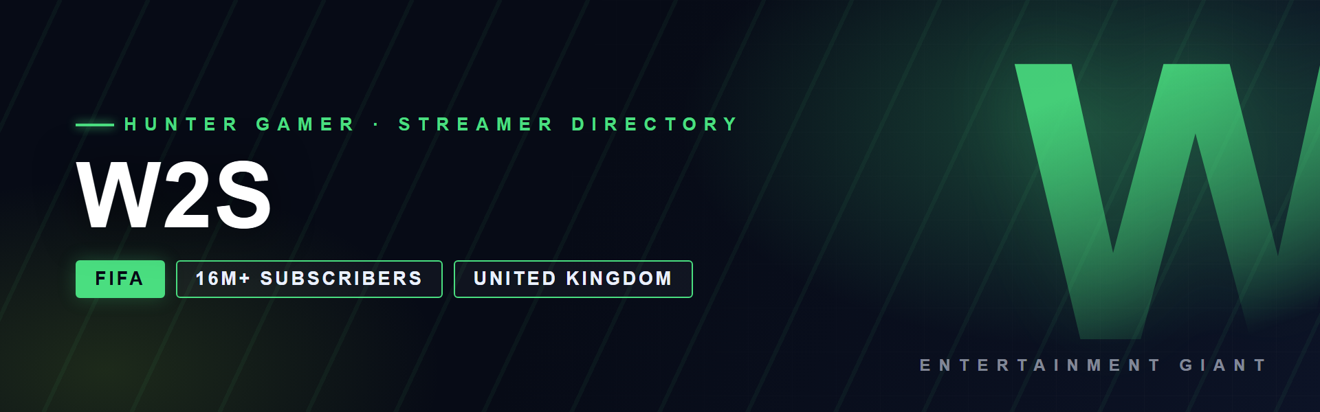 W2S - FIFA creator from United Kingdom