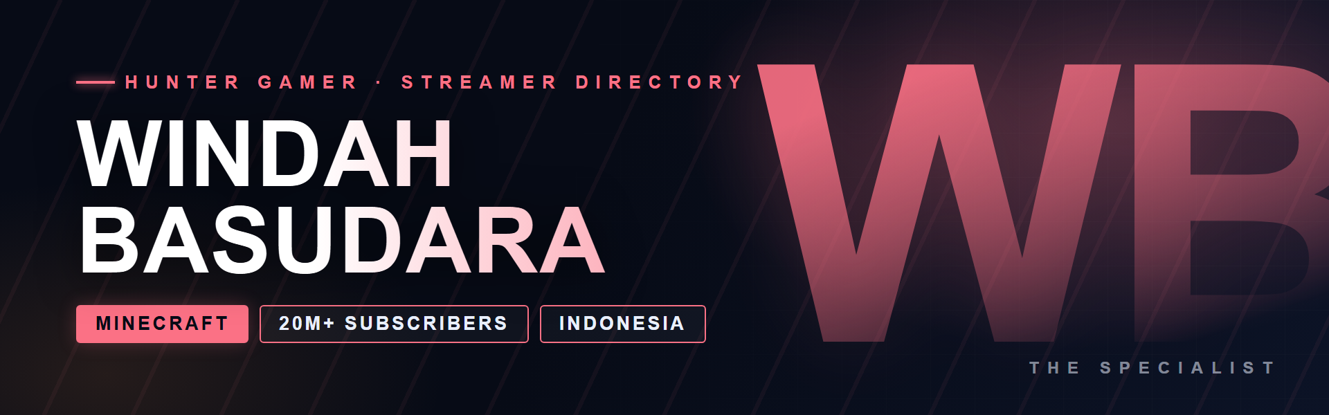 Windah Basudara - Minecraft creator from Indonesia