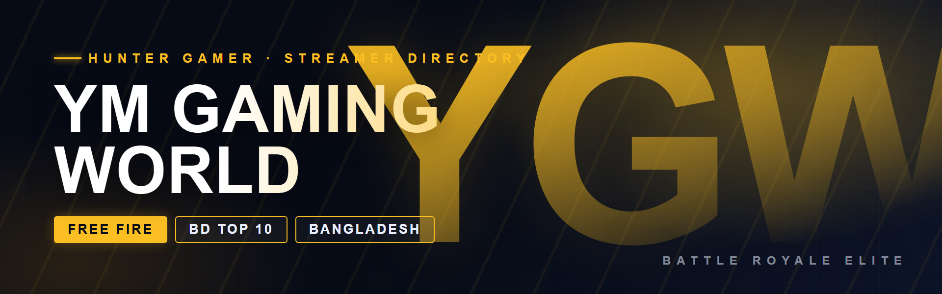 YM Gaming World - Free Fire creator from Bangladesh