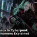 Featured image for Rebecca in Cyberpunk Edgerunners Explained