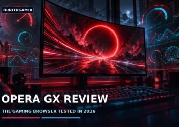Opera GX review 2026 artwork highlighting GX Control, gaming integrations and Linux support