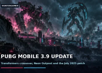PUBG Mobile 3.9 update featuring the Transformers crossover with Optimus Prime and Megatron