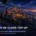 Clash of Clans Gems Top Up in Bangladesh: Prices & bKash 2 Dark cinematic fortress with imposing stone walls and towers beneath a shadowy sky