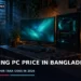 Dark cinematic banner showing a desktop gaming tower beside a monitor, keyboard and loose upgrade components on a modest desk, with no faces, logos or text.