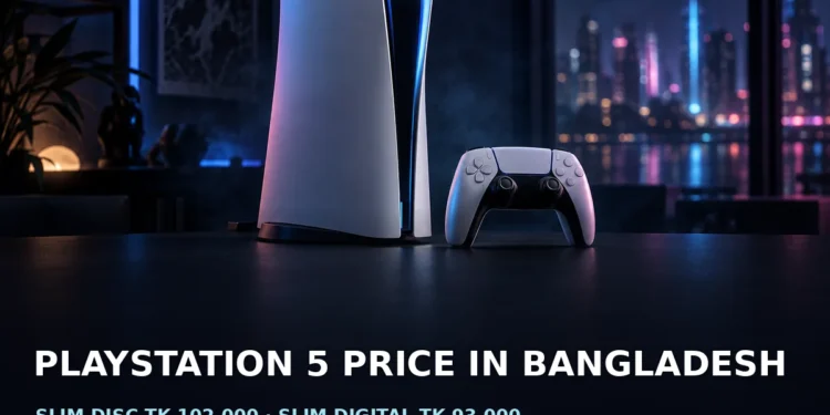 PS5 Slim disc and Digital Edition comparison for PS5 price in Bangladesh