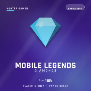 Hunter Gamer Mobile Legends MLBB diamonds top-up for Bangladesh, delivered to your player ID