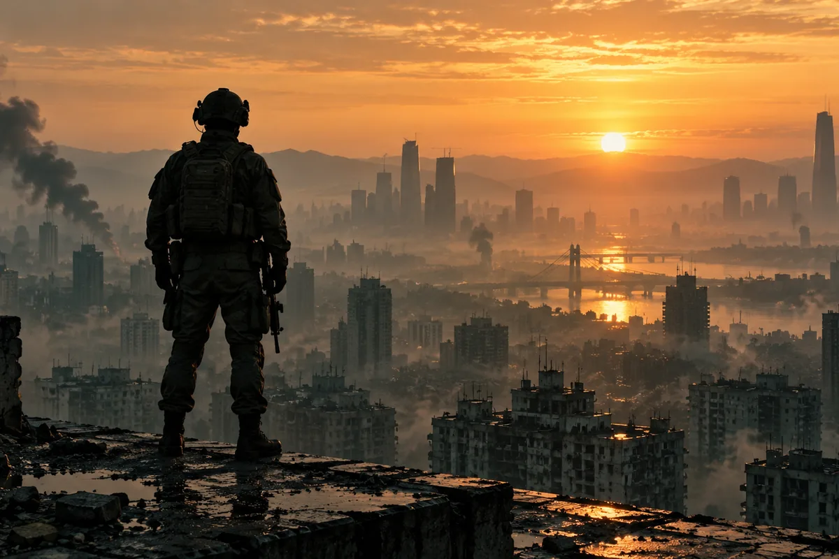 Call of Duty: Modern Warfare 4 Release Date 2026: October 23 Launch & Early Access 14 Soldier silhouette over a city at dawn — Call of Duty Modern Warfare 4 launches October 23, 2026