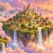 TerraScape free on Epic Games Store — floating island city-building puzzle game